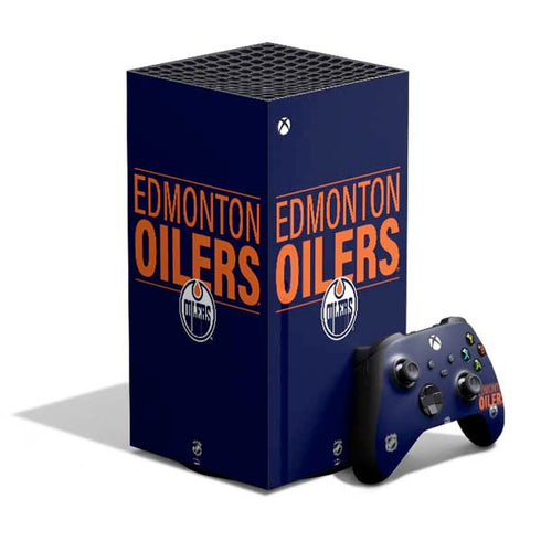NHL Edmonton Oilers Lineup XBox Series X Digital Edition Bundle Skin