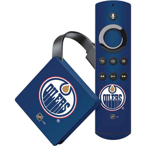 NHL Edmonton Oilers Solid Background Amazon Fire TV Skin