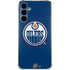 NHL Edmonton Oilers Solid Background Galaxy A55 5G Clear Case