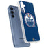 NHL Edmonton Oilers Solid Background Galaxy A55 5G Clear Case