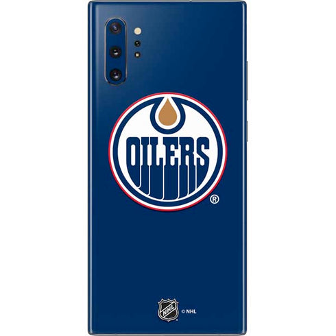 NHL Edmonton Oilers Solid Background Galaxy Note 10 Plus Skin