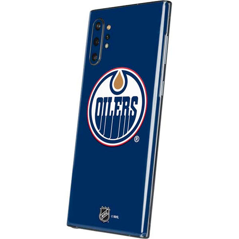 NHL Edmonton Oilers Solid Background Galaxy Note 10 Plus Skin