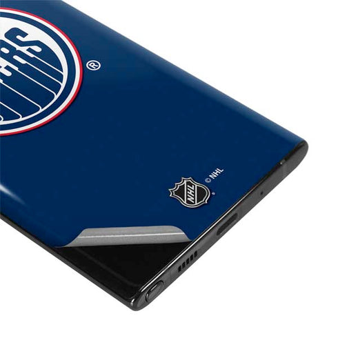 NHL Edmonton Oilers Solid Background Galaxy Note 10 Plus Skin