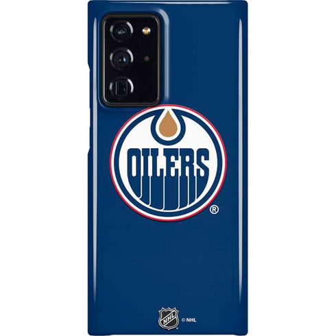 NHL Edmonton Oilers Solid Background Galaxy Cases