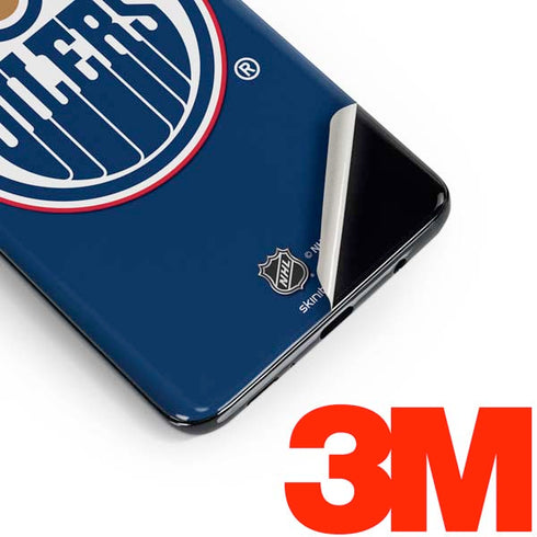 NHL Edmonton Oilers Solid Background Galaxy S10 Skin
