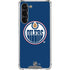 NHL Edmonton Oilers Solid Background Galaxy S24 FE Clear Case