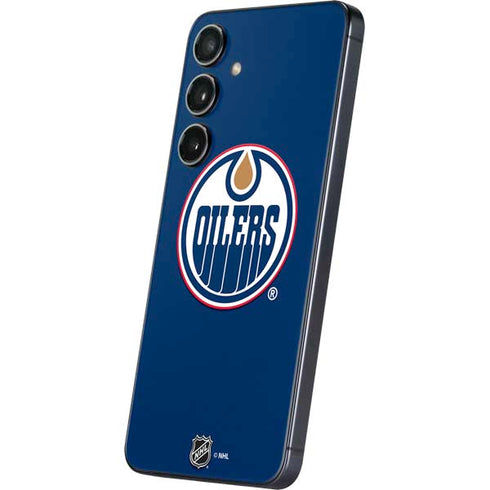 NHL Edmonton Oilers Solid Background Galaxy S25 Plus Skin