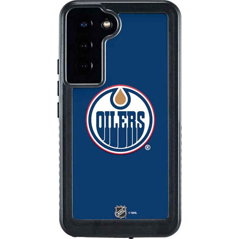 NHL Edmonton Oilers Solid Background Galaxy S24 Plus Waterproof Case
