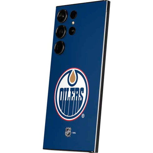 NHL Edmonton Oilers Solid Background Galaxy S24 Ultra Skin