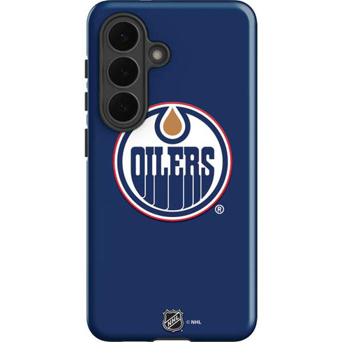 NHL Edmonton Oilers Solid Background Galaxy S26 Impact Case