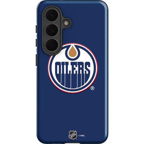 NHL Edmonton Oilers Solid Background Galaxy S26 Plus Impact Case