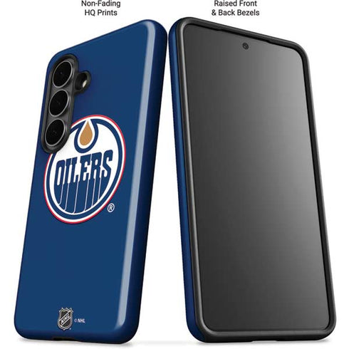 NHL Edmonton Oilers Solid Background Galaxy S26 Plus Impact Case