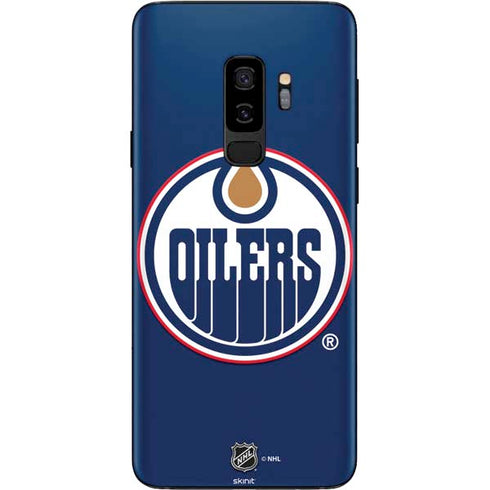 NHL Edmonton Oilers Solid Background Galaxy S9 Plus Skin