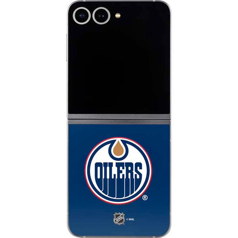 NHL Edmonton Oilers Solid Background Galaxy Z Flip6 Skin