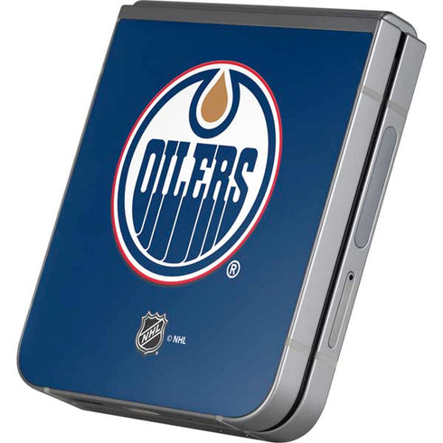 NHL Edmonton Oilers Solid Background Galaxy Z Flip6 Skin