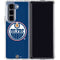 NHL Edmonton Oilers Solid Background Galaxy Z Fold5 5G Clear Case