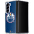 NHL Edmonton Oilers Solid Background Galaxy Z Fold5 5G Clear Case