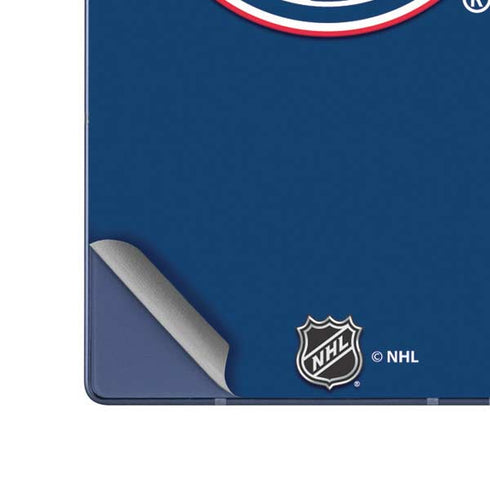 NHL Edmonton Oilers Solid Background Galaxy Z Fold6 Skin