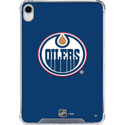 NHL Edmonton Oilers Solid Background iPad 11th Gen (2025) Clear Case