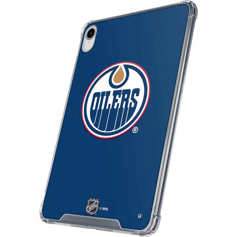NHL Edmonton Oilers Solid Background iPad 11th Gen (2025) Clear Case