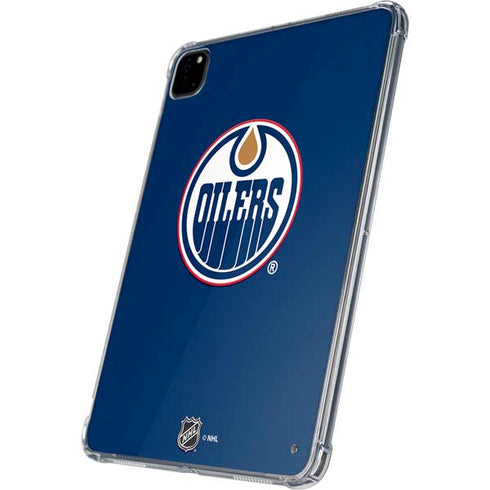 NHL Edmonton Oilers Solid Background iPad Pro 11in (2024) Clear Case