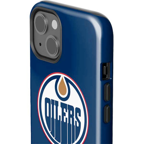 NHL Edmonton Oilers Solid Background iPhone 15 Impact Case