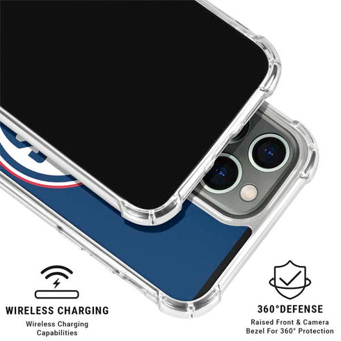 NHL Edmonton Oilers Solid Background iPhone 16 Pro Clear Case