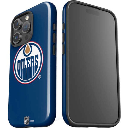 NHL Edmonton Oilers Solid Background iPhone 16 Pro Impact Case