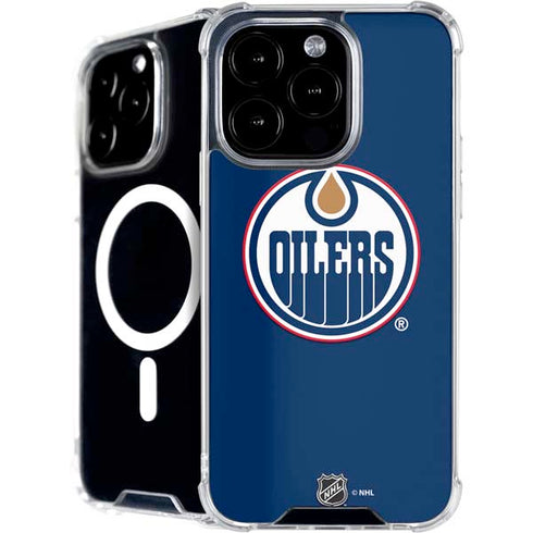 NHL Edmonton Oilers Solid Background iPhone 16 Pro Max MagSafe Case