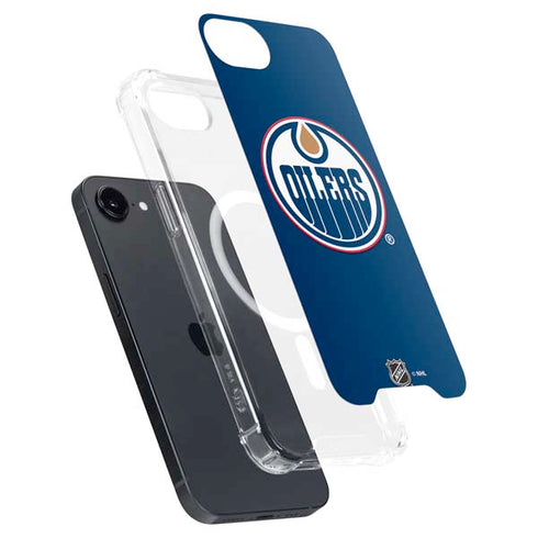 NHL Edmonton Oilers Solid Background iPhone 16e MagSafe Case