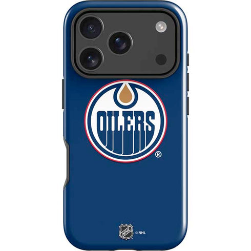 NHL Edmonton Oilers Solid Background iPhone 18 Pro Impact Case