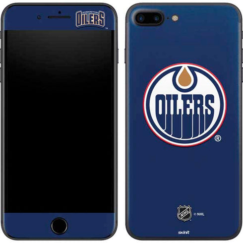 NHL Edmonton Oilers Solid Background iPhone 8 Plus Skin
