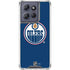 NHL Edmonton Oilers Solid Background Moto G 5G (2025) Clear Case