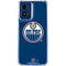NHL Edmonton Oilers Solid Background Moto G 5G (2024) Clear Case