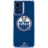 NHL Edmonton Oilers Solid Background Moto G 5G (2024) Clear Case