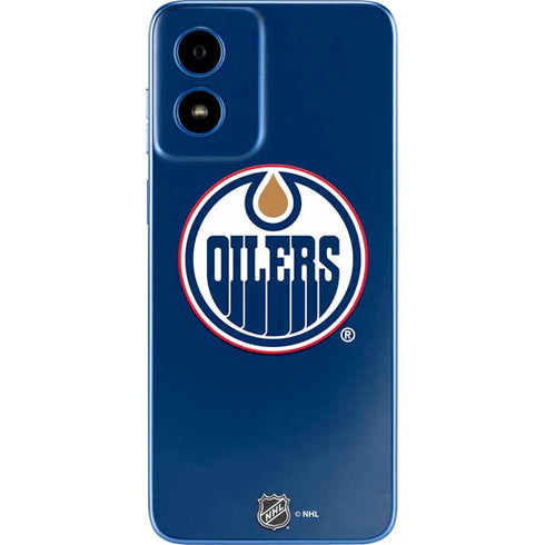 NHL Edmonton Oilers Solid Background Moto G Play 4G (2024) Skin