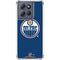 NHL Edmonton Oilers Solid Background Moto G Play 5G (2025) Clear Case