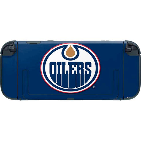 NHL Edmonton Oilers Solid Background Nintendo Switch 2 (2025) with Joy-Con Skin