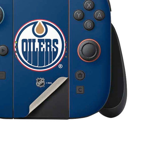 NHL Edmonton Oilers Solid Background Nintendo Switch 2 (2025) Joy-Con Controller Skin