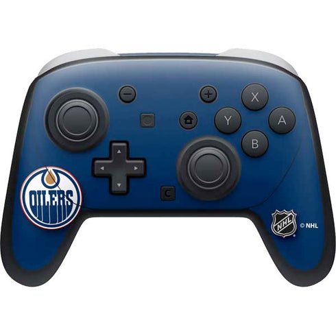 NHL Edmonton Oilers Solid Background Nintendo Skins