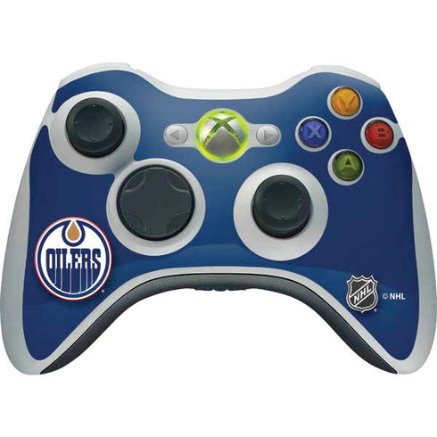NHL Edmonton Oilers Solid Background Xbox 360 Wireless Controller Skin
