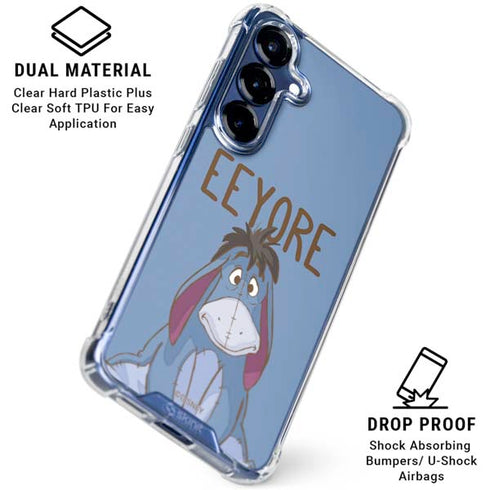 Disney Winnie the Pooh Eeyore Portrait Galaxy S25 Clear Case