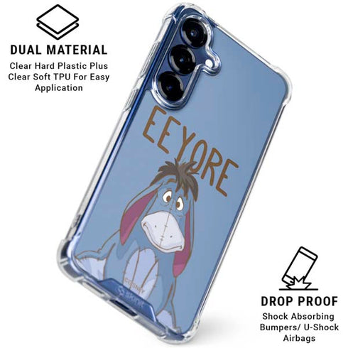 Disney Winnie the Pooh Eeyore Portrait Galaxy S25 Plus Clear Case