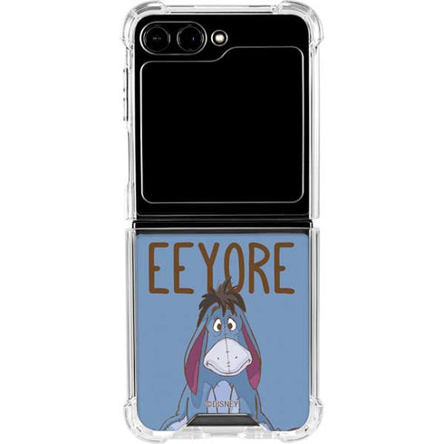 Disney Winnie the Pooh Eeyore Portrait Galaxy Z Flip6 Clear Case