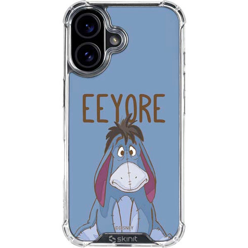 Disney Winnie the Pooh Eeyore Portrait iPhone 16 Plus Clear Case