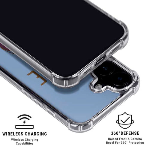 Disney Winnie the Pooh Eeyore Portrait iPhone 16 Plus Clear Case