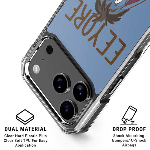 Disney Winnie the Pooh Eeyore Portrait iPhone 17 Pro Clear Case