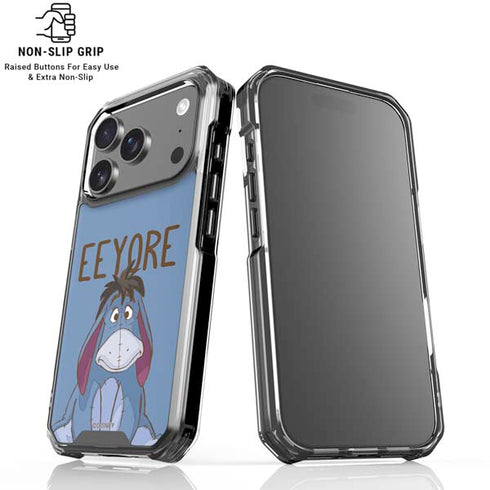 Disney Winnie the Pooh Eeyore Portrait iPhone 18 Pro Clear Case