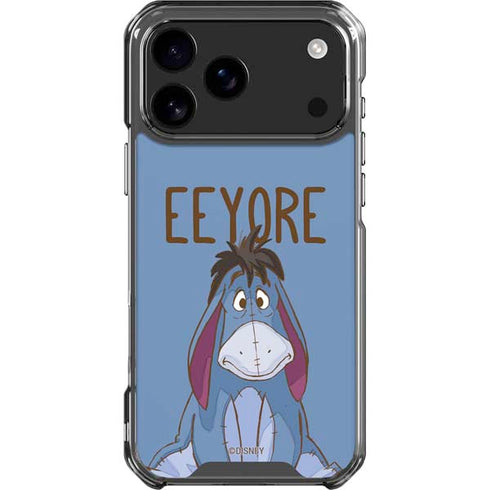 Disney Winnie the Pooh Eeyore Portrait iPhone 18 Pro Max Clear Case