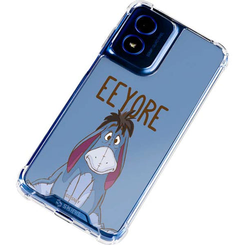 Disney Winnie the Pooh Eeyore Portrait Moto G 5G (2024) Clear Case